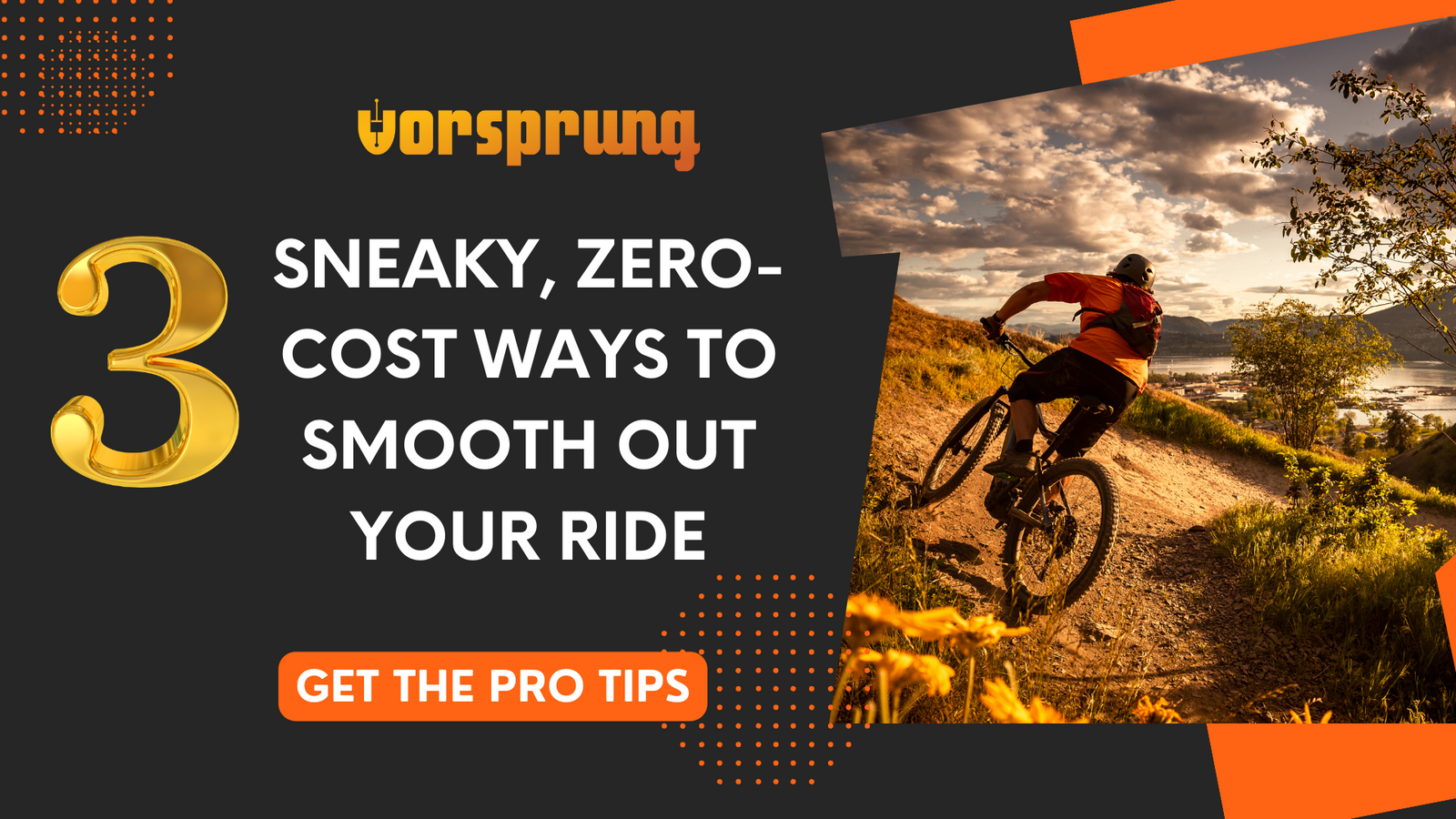 3 Sneaky Tips To Smooth Out Your Ride - For Free!